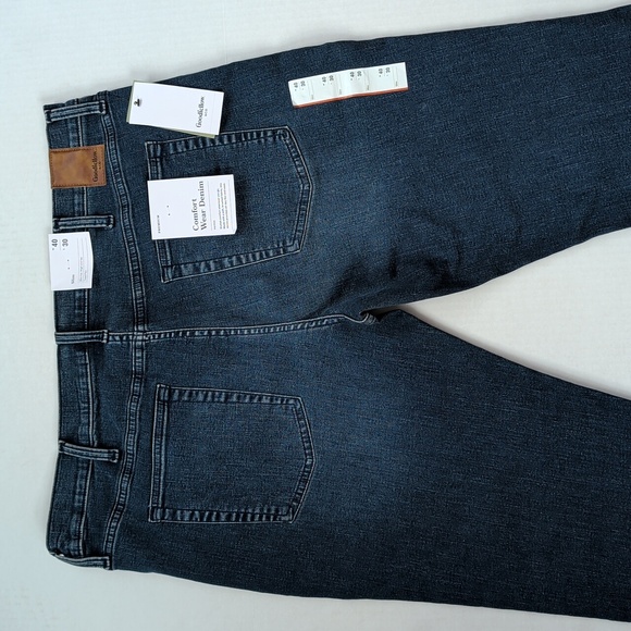 NWT Goodfellow & Co. Slim Total Flex Premium Denim Jeans W40 X L30 Medium Wash - Picture 12 of 16